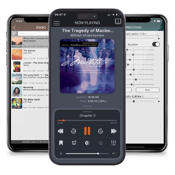 Download fo free audiobook The Tragedy of Macbeth (Updated) by William Shakespeare and listen anywhere on your iOS devices in the ListenBook app.