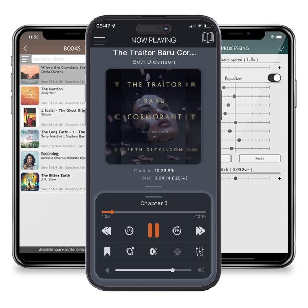 Download fo free audiobook The Traitor Baru Cormorant by Seth Dickinson and listen anywhere on your iOS devices in the ListenBook app.