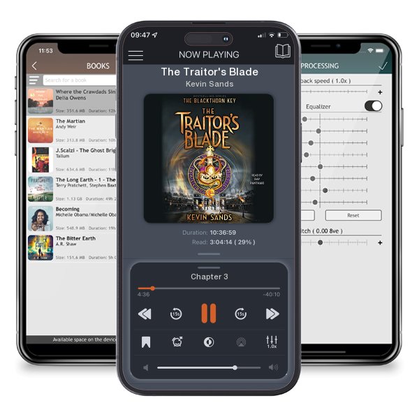 Download fo free audiobook The Traitor's Blade by Kevin Sands and listen anywhere on your iOS devices in the ListenBook app.