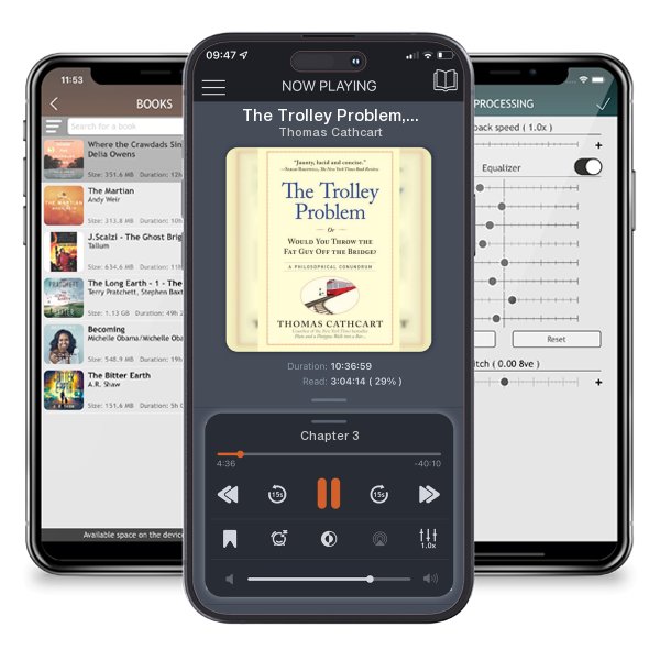 Download fo free audiobook The Trolley Problem, or Would You Throw the Fat Guy Off the Bridge?: A Philosophical Conundrum by Thomas Cathcart and listen anywhere on your iOS devices in the ListenBook app.