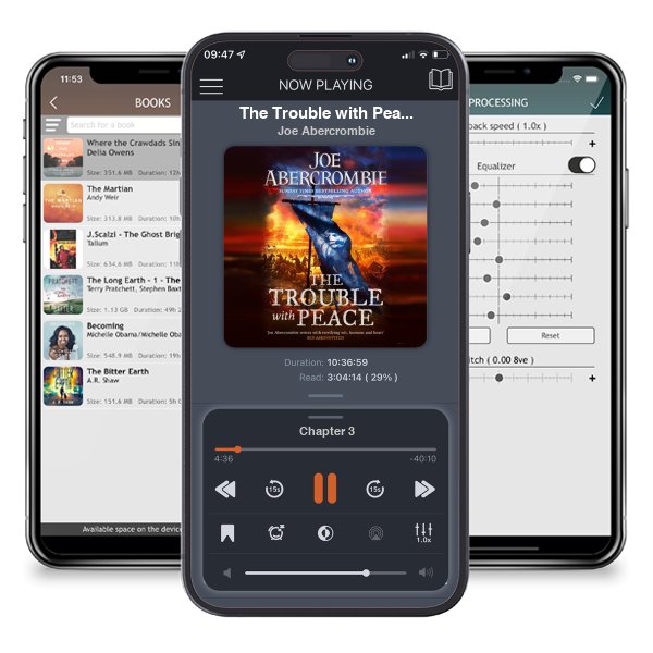 Download fo free audiobook The Trouble with Peace (The Age of Madness, #2) by Joe Abercrombie and listen anywhere on your iOS devices in the ListenBook app.