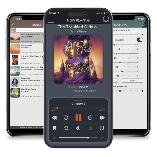 Download fo free audiobook The Troubled Girls of Dragomir Academy by Anne Ursu and listen anywhere on your iOS devices in the ListenBook app.