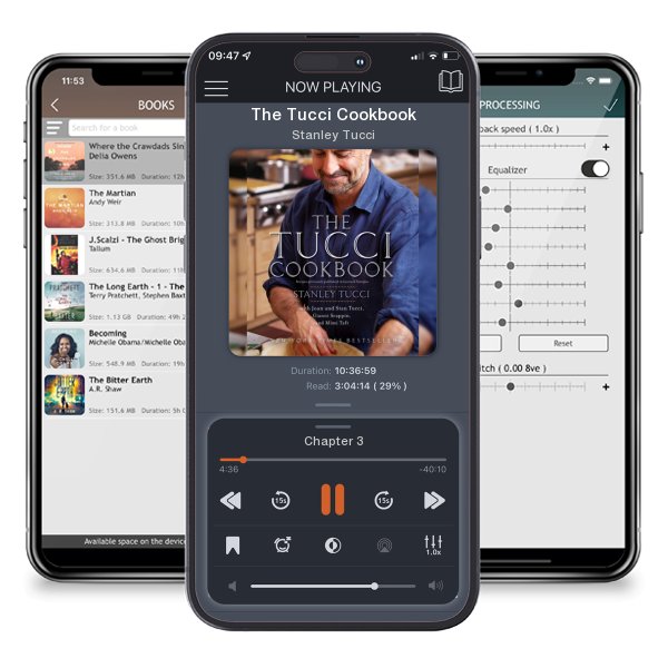 Download fo free audiobook The Tucci Cookbook by Stanley Tucci and listen anywhere on your iOS devices in the ListenBook app.
