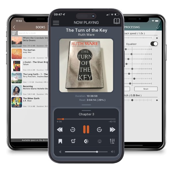 Download fo free audiobook The Turn of the Key by Ruth Ware and listen anywhere on your iOS devices in the ListenBook app.