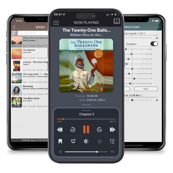 Download fo free audiobook The Twenty-One Balloons by William Pène du Bois and listen anywhere on your iOS devices in the ListenBook app.