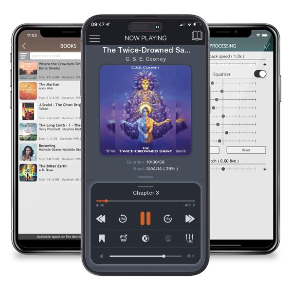 Download fo free audiobook The Twice-Drowned Saint by C. S. E. Cooney and listen anywhere on your iOS devices in the ListenBook app.