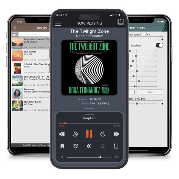 Download fo free audiobook The Twilight Zone by Nona Fernandez and listen anywhere on your iOS devices in the ListenBook app.