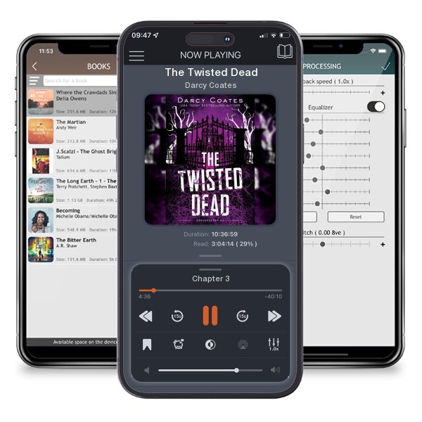 Download fo free audiobook The Twisted Dead by Darcy Coates and listen anywhere on your iOS devices in the ListenBook app.