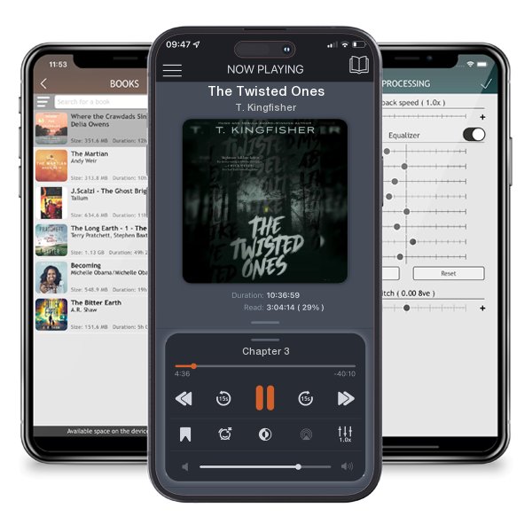 Download fo free audiobook The Twisted Ones by T. Kingfisher and listen anywhere on your iOS devices in the ListenBook app.
