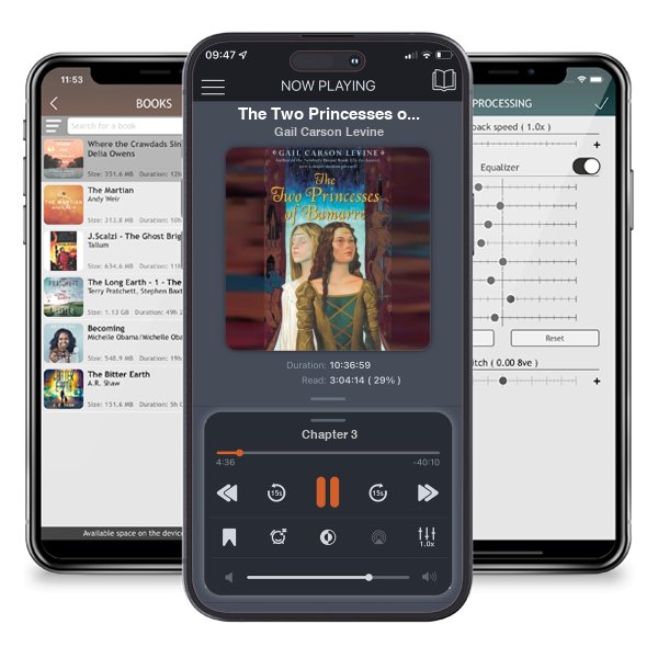 Download fo free audiobook The Two Princesses of Bamarre (The Two Princesses of Bamarre, #1) by Gail Carson Levine and listen anywhere on your iOS devices in the ListenBook app.