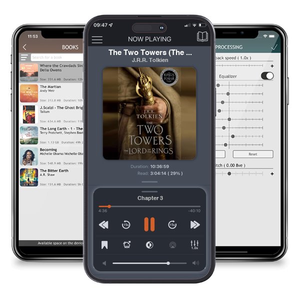 Download fo free audiobook The Two Towers (The Lord of the Rings, #2) by J.R.R. Tolkien and listen anywhere on your iOS devices in the ListenBook app.