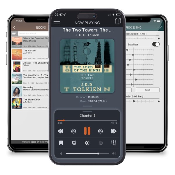 Download fo free audiobook The Two Towers: The Lord of the Rings: Part Two by J. R. R. Tolkien and listen anywhere on your iOS devices in the ListenBook app.