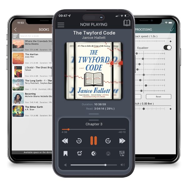 Download fo free audiobook The Twyford Code by Janice Hallett and listen anywhere on your iOS devices in the ListenBook app.