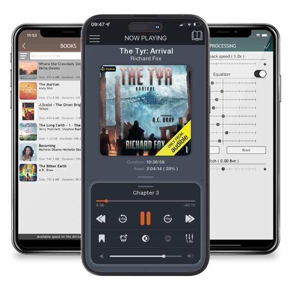 Download fo free audiobook The Tyr: Arrival by Richard Fox and listen anywhere on your iOS devices in the ListenBook app.