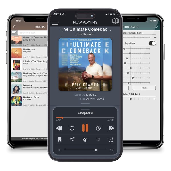 Download fo free audiobook The Ultimate Comeback: Surviving a Suicide Attempt, Conquering Depression, and Living with a Purpose by Erik Kramer and listen anywhere on your iOS devices in the ListenBook app.
