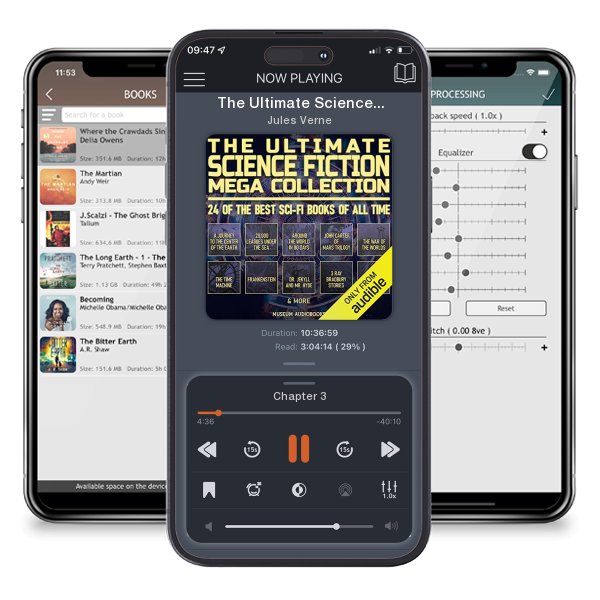 Download fo free audiobook The Ultimate Science Fiction Mega Collection: 24 of the Best Sci-Fi Books of All Time by Jules Verne and listen anywhere on your iOS devices in the ListenBook app.