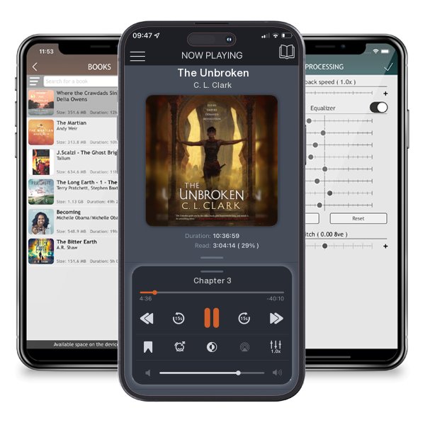 Download fo free audiobook The Unbroken by C. L. Clark and listen anywhere on your iOS devices in the ListenBook app.