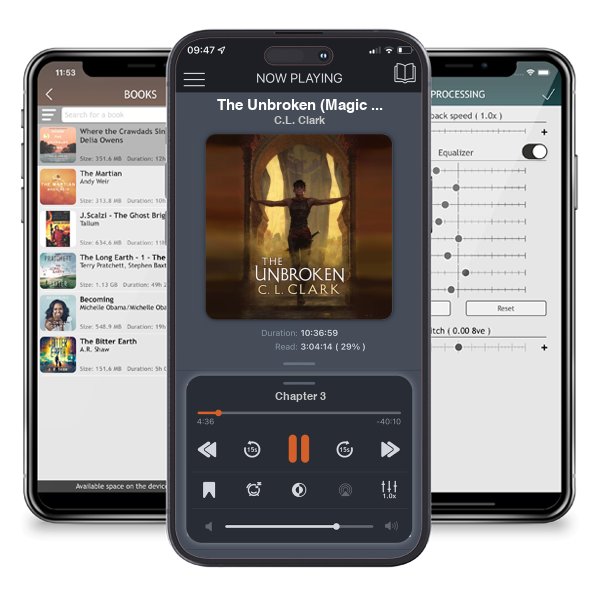 Download fo free audiobook The Unbroken (Magic of the Lost, #1) by C.L. Clark and listen anywhere on your iOS devices in the ListenBook app.