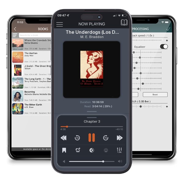 Download fo free audiobook The Underdogs (Los De Abajo): “Government is nothing but the regulated injustice that every rascal has in his heart.” by M. E. Braddon and listen anywhere on your iOS devices in the ListenBook app.