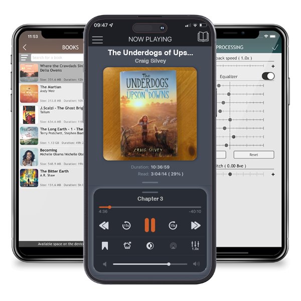 Download fo free audiobook The Underdogs of Upson Downs by Craig Silvey and listen anywhere on your iOS devices in the ListenBook app.