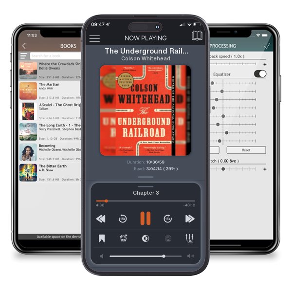 Download fo free audiobook The Underground Railroad by Colson Whitehead and listen anywhere on your iOS devices in the ListenBook app.