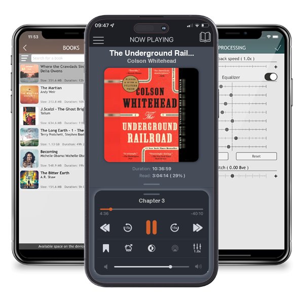 Download fo free audiobook The Underground Railroad (Pulitzer Prize Winner) (National Book Award Winner) by Colson Whitehead and listen anywhere on your iOS devices in the ListenBook app.