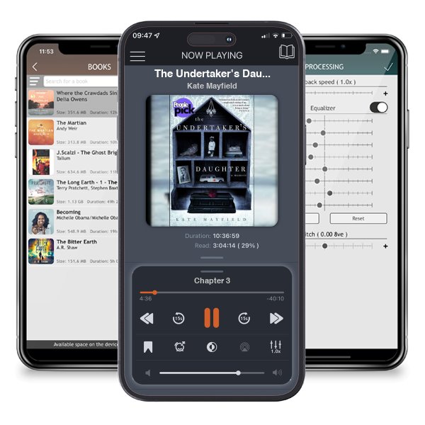 Download fo free audiobook The Undertaker\'s Daughter by Kate Mayfield and listen anywhere on your iOS devices in the ListenBook app.
