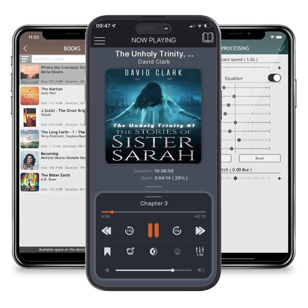 Download fo free audiobook The Unholy Trinity, Book 1 by David Clark and listen anywhere on your iOS devices in the ListenBook app.
