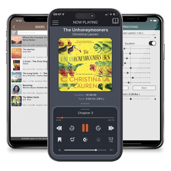 Download fo free audiobook The Unhoneymooners by Christina Lauren and listen anywhere on your iOS devices in the ListenBook app.
