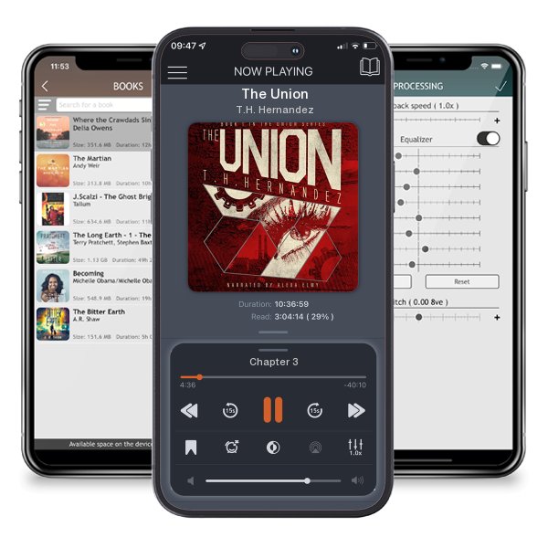 Download fo free audiobook The Union by T.H. Hernandez and listen anywhere on your iOS devices in the ListenBook app.