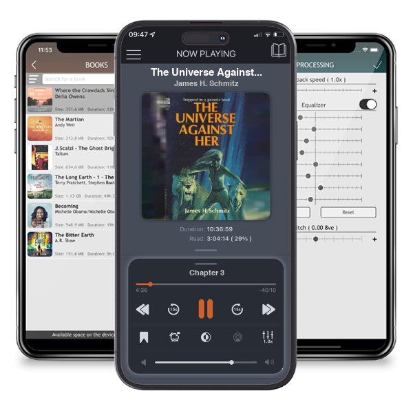Download fo free audiobook The Universe Against Her by James H. Schmitz and listen anywhere on your iOS devices in the ListenBook app.