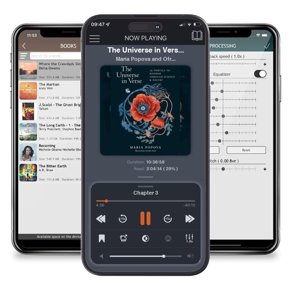 Download fo free audiobook The Universe in Verse: 15 Portals to Wonder Through Science &... by Maria Popova and Ofra Amit and listen anywhere on your iOS devices in the ListenBook app.