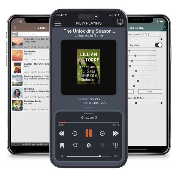 Download fo free audiobook The Unlocking Season: A Joanne Kilbourn Mystery by Lillian de la Torre and listen anywhere on your iOS devices in the ListenBook app.