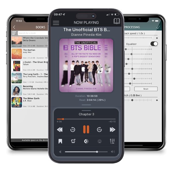 Download fo free audiobook The Unofficial BTS Bible: All of the Facts You Need on K-Pop's Biggest Sensations! by Dianne Pineda-Kim and listen anywhere on your iOS devices in the ListenBook app.