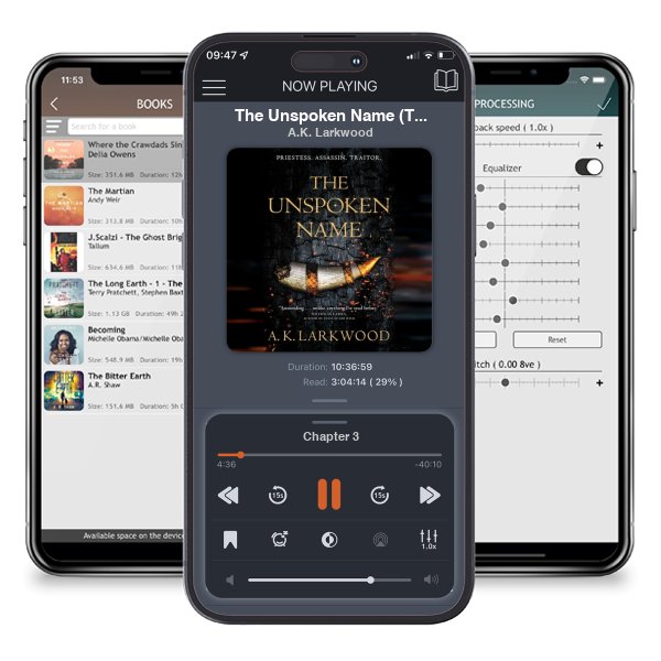 Download fo free audiobook The Unspoken Name (The Serpent Gates, #1) by A.K. Larkwood and listen anywhere on your iOS devices in the ListenBook app.