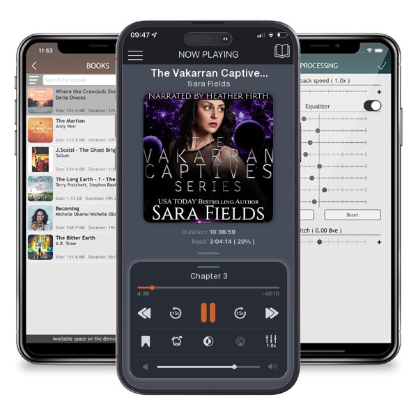 Download fo free audiobook The Vakarran Captives Series: A Four Book Box Set by Sara Fields and listen anywhere on your iOS devices in the ListenBook app.