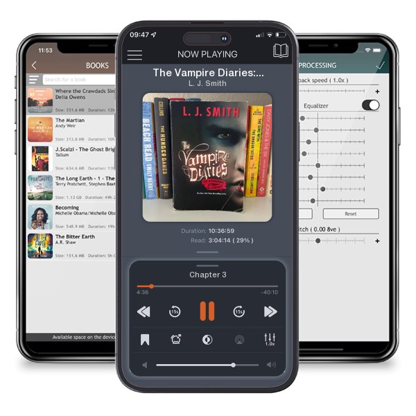 Download fo free audiobook The Vampire Diaries: the Awakening and the Struggle by L. J. Smith and listen anywhere on your iOS devices in the ListenBook app.