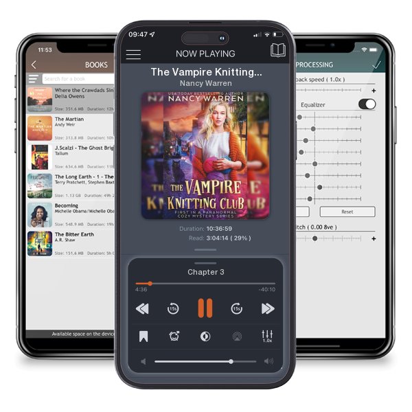 Download fo free audiobook The Vampire Knitting Club: First in a Paranormal Cozy Mystery... by Nancy Warren and listen anywhere on your iOS devices in the ListenBook app.