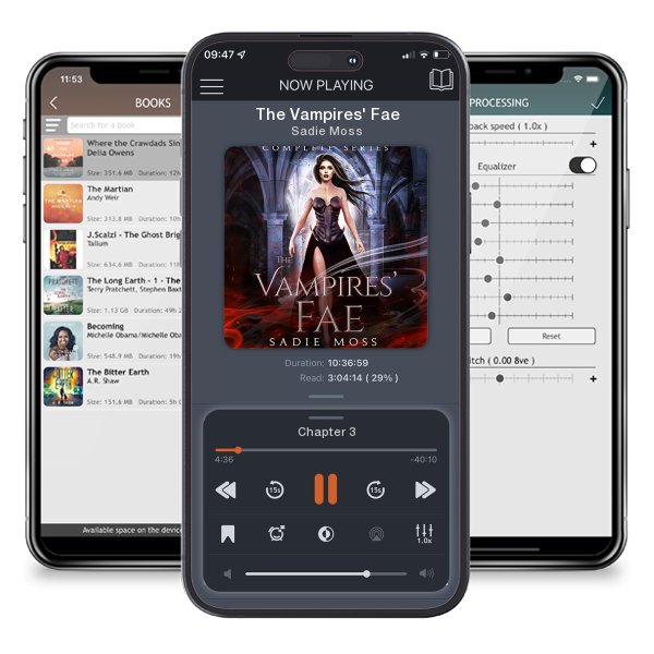Download fo free audiobook The Vampires' Fae by Sadie Moss and listen anywhere on your iOS devices in the ListenBook app.