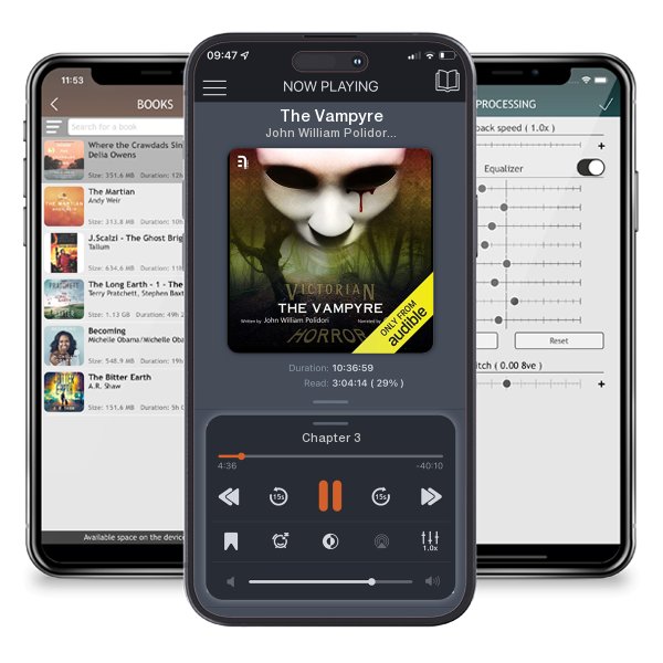Download fo free audiobook The Vampyre by John William Polidori and listen anywhere on your iOS devices in the ListenBook app.