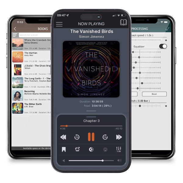 Download fo free audiobook The Vanished Birds by Simon Jimenez and listen anywhere on your iOS devices in the ListenBook app.