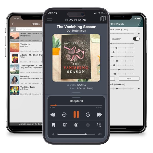 Download fo free audiobook The Vanishing Season by Dot Hutchison and listen anywhere on your iOS devices in the ListenBook app.