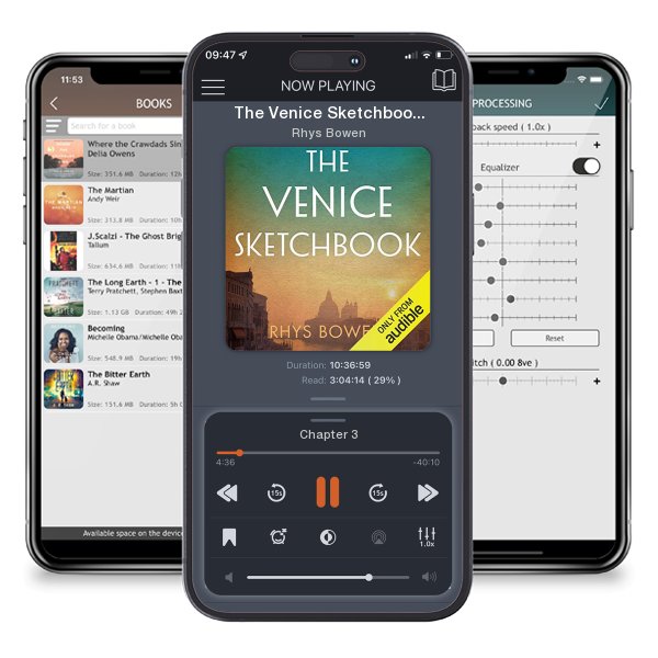 Download fo free audiobook The Venice Sketchbook by Rhys Bowen and listen anywhere on your iOS devices in the ListenBook app.