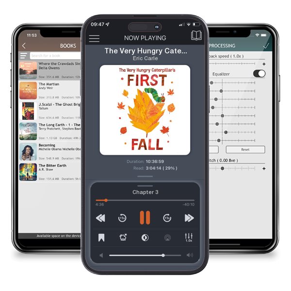 Download fo free audiobook The Very Hungry Caterpillar's First Fall by Eric Carle and listen anywhere on your iOS devices in the ListenBook app.