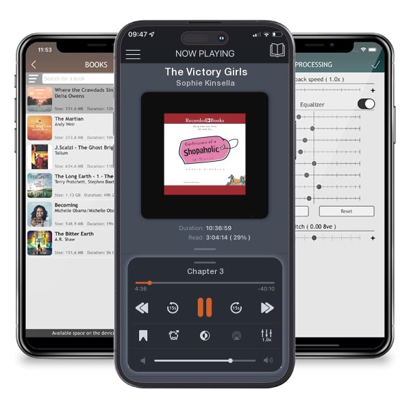 Download fo free audiobook The Victory Girls by Sophie Kinsella and listen anywhere on your iOS devices in the ListenBook app.