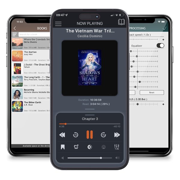 Download fo free audiobook The Vietnam War Trilogy: The 13th Valley, For the Sake of All Living Things, and Carry Me Home by Cecilia Dominic and listen anywhere on your iOS devices in the ListenBook app.