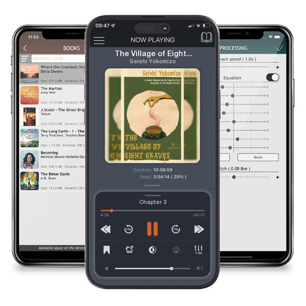 Download fo free audiobook The Village of Eight Graves by Seishi Yokomizo and listen anywhere on your iOS devices in the ListenBook app.