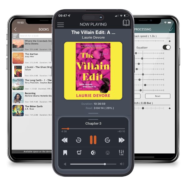 Download fo free audiobook The Villain Edit: A Novel by Laurie Devore and listen anywhere on your iOS devices in the ListenBook app.