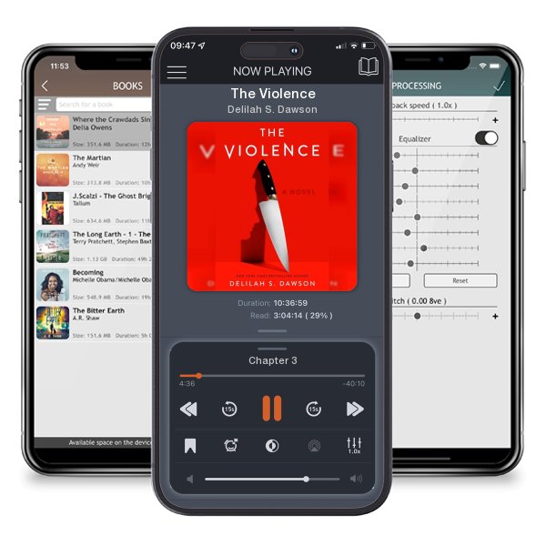 Download fo free audiobook The Violence by Delilah S. Dawson and listen anywhere on your iOS devices in the ListenBook app.