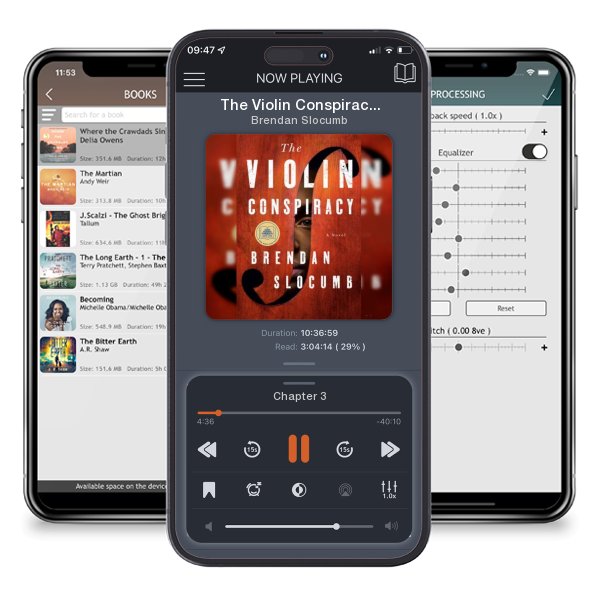 Download fo free audiobook The Violin Conspiracy by Brendan Slocumb and listen anywhere on your iOS devices in the ListenBook app.